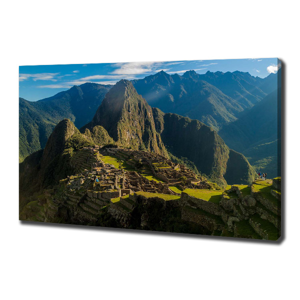 Cuadro canvas moderno de gran formato horizontal Ruinas de Machu Picchu