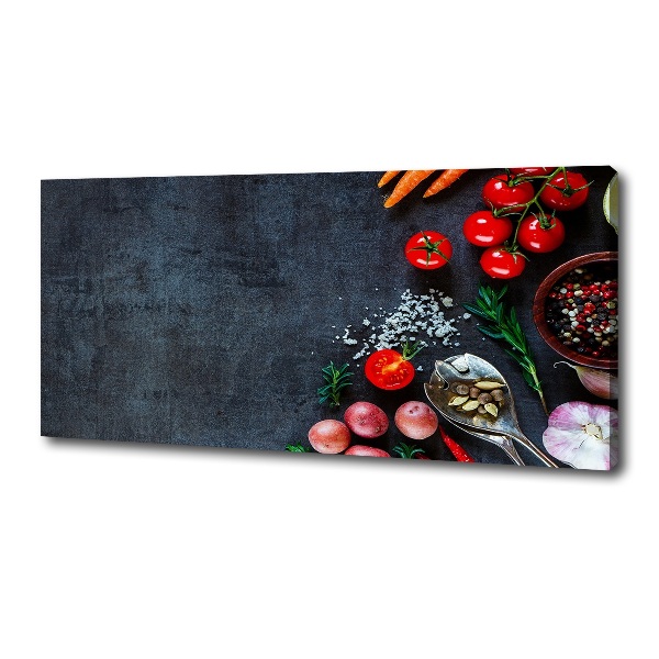 Fotocuadro en lienzo de alta calidad horizontal Ingredientes