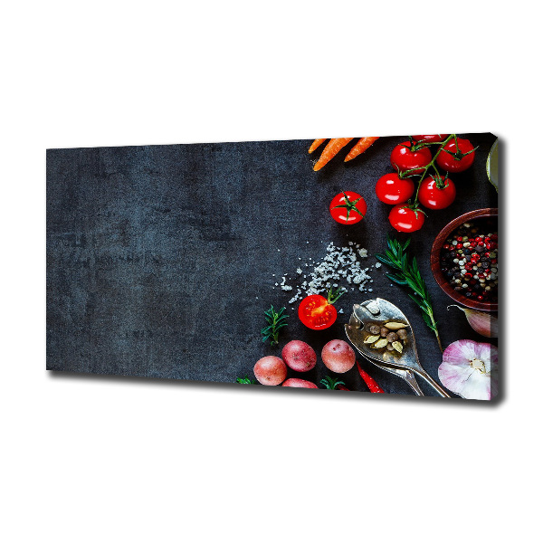 Fotocuadro en lienzo de alta calidad horizontal Ingredientes