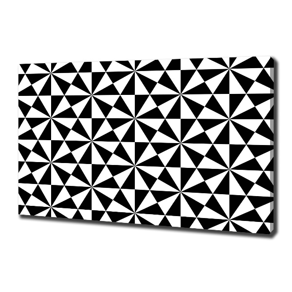 Fotocuadro en lienzo de alta calidad horizontal Fondo geométrico