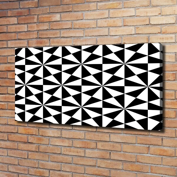 Fotocuadro en lienzo de alta calidad horizontal Fondo geométrico