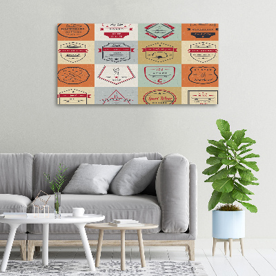 Cuadro canvas con impresión uv duradera horizontal Señales de patineta