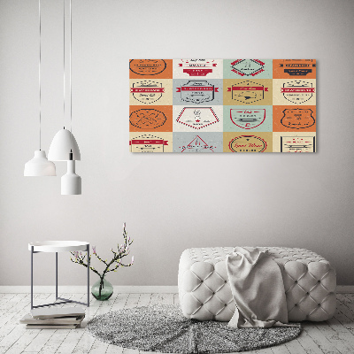 Cuadro canvas con impresión uv duradera horizontal Señales de patineta