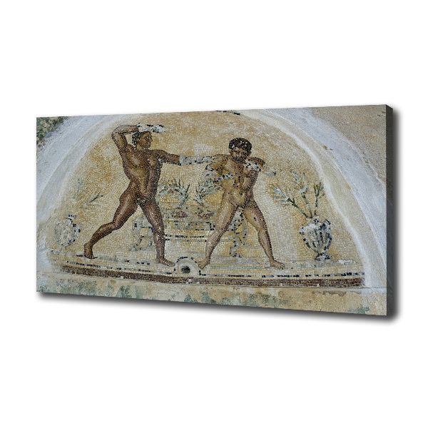 Cuadro canvas moderno de gran formato horizontal Mosaico