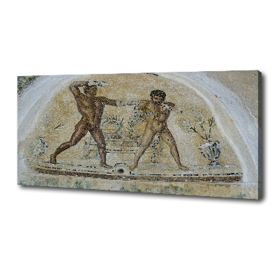 Cuadro canvas moderno de gran formato horizontal Mosaico