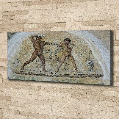 Cuadro canvas moderno de gran formato horizontal Mosaico