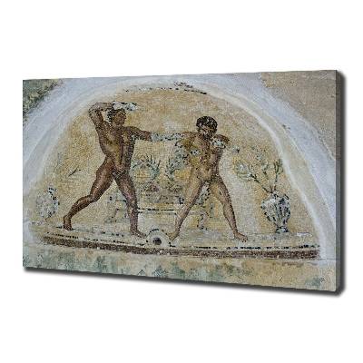 Cuadro canvas moderno de gran formato horizontal Mosaico