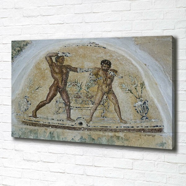 Cuadro canvas moderno de gran formato horizontal Mosaico