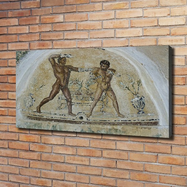 Cuadro canvas moderno de gran formato horizontal Mosaico