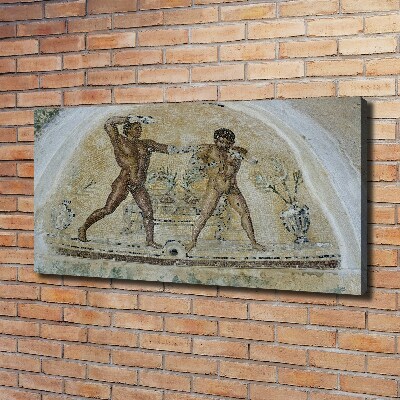 Cuadro canvas moderno de gran formato horizontal Mosaico