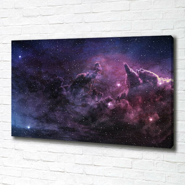 Cuadro canvas con impresión uv duradera horizontal Nebulosa
