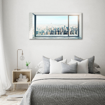 Fotocuadro en lienzo de alta calidad horizontal Vista de la ciudad