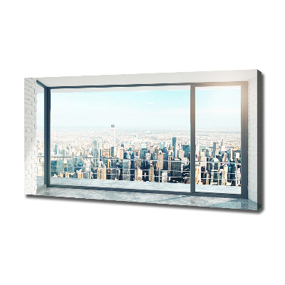 Foto obraz na płótnie Widok na miasto