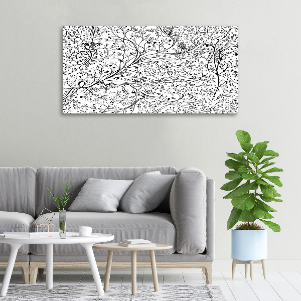 Fotocuadro en lienzo de alta calidad horizontal Ramas entrelazadas