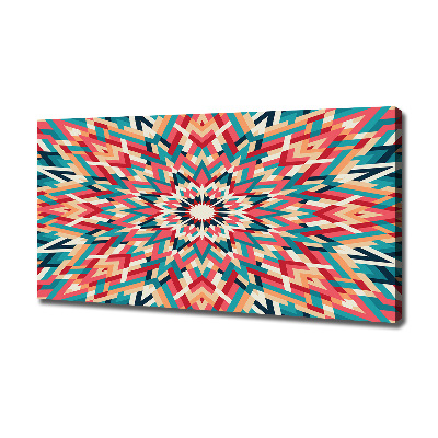 Cuadro canvas con impresión uv duradera horizontal Caleidoscopio
