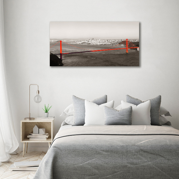 Foto en lienzo con acabado profesional horizontal Puente de San Francisco