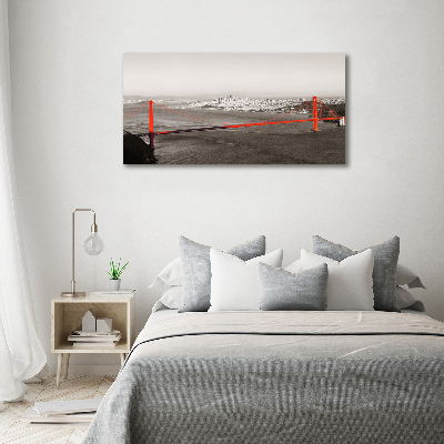 Foto en lienzo con acabado profesional horizontal Puente de San Francisco