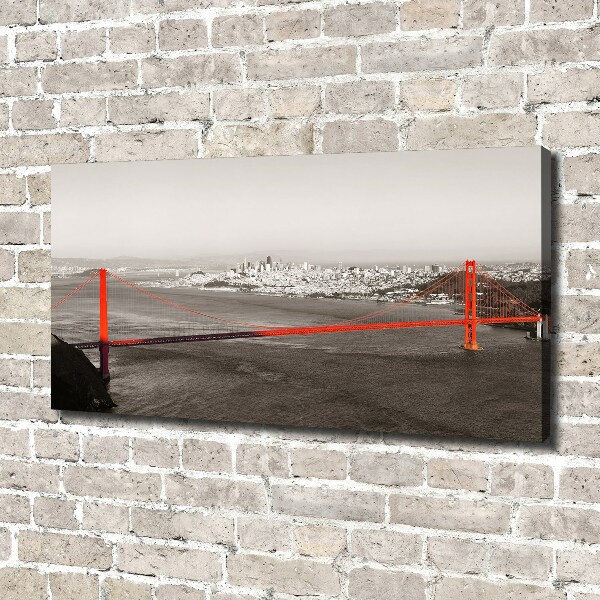 Foto en lienzo con acabado profesional horizontal Puente de San Francisco