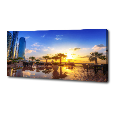 Cuadro canvas con impresión uv duradera horizontal Abu Dabi Este