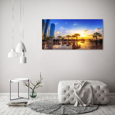 Cuadro canvas con impresión uv duradera horizontal Abu Dabi Este