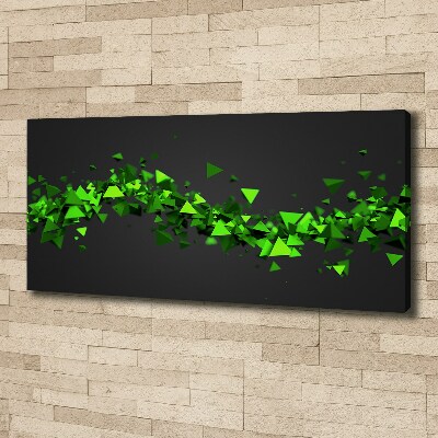 Fotocuadro en lienzo de alta calidad horizontal Onda geométrica