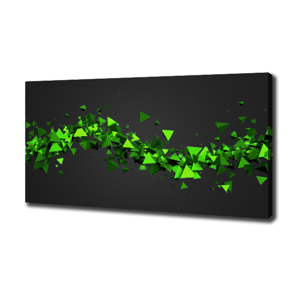 Fotocuadro en lienzo de alta calidad horizontal Onda geométrica