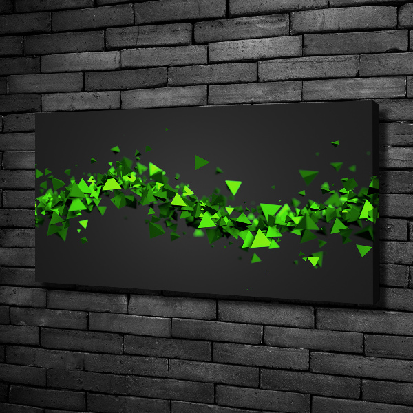 Fotocuadro en lienzo de alta calidad horizontal Onda geométrica