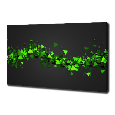 Fotocuadro en lienzo de alta calidad horizontal Onda geométrica