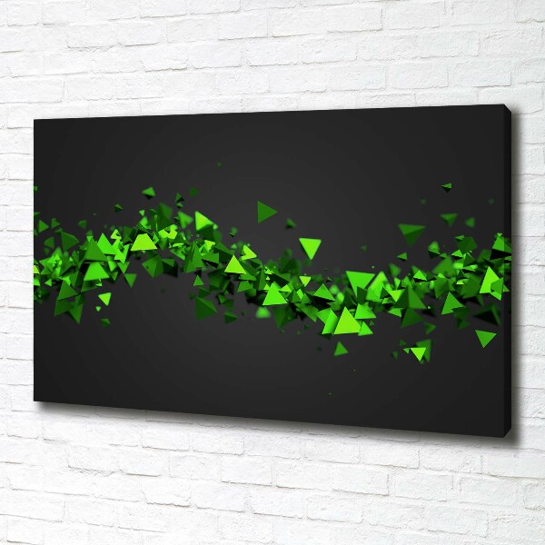 Fotocuadro en lienzo de alta calidad horizontal Onda geométrica