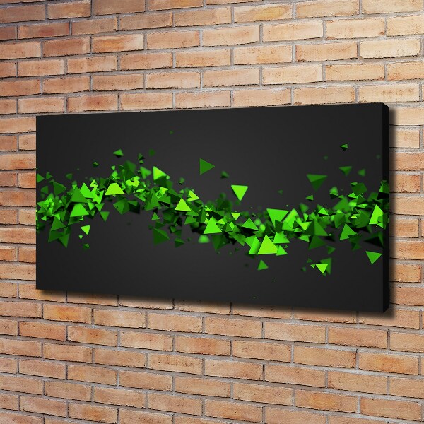 Fotocuadro en lienzo de alta calidad horizontal Onda geométrica