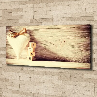 Cuadro canvas moderno de gran formato horizontal Amar