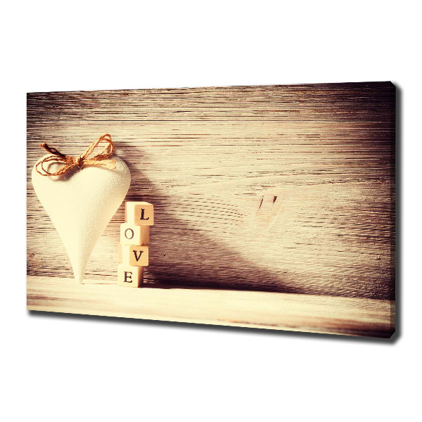 Cuadro canvas moderno de gran formato horizontal Amar