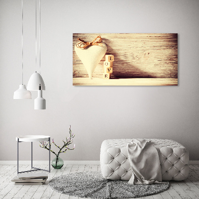 Cuadro canvas moderno de gran formato horizontal Amar