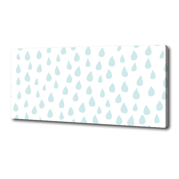 Foto en lienzo con acabado profesional horizontal Gotas