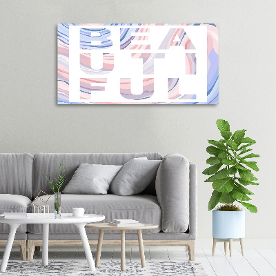 Fotocuadro en lienzo de alta calidad horizontal Hermoso