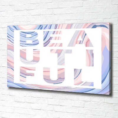 Fotocuadro en lienzo de alta calidad horizontal Hermoso