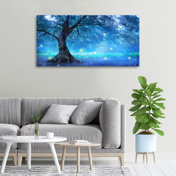 Cuadro canvas con impresión uv duradera horizontal Bosque misterioso