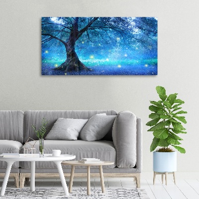 Cuadro canvas con impresión uv duradera horizontal Bosque misterioso