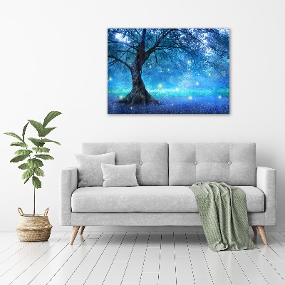 Cuadro canvas con impresión uv duradera horizontal Bosque misterioso