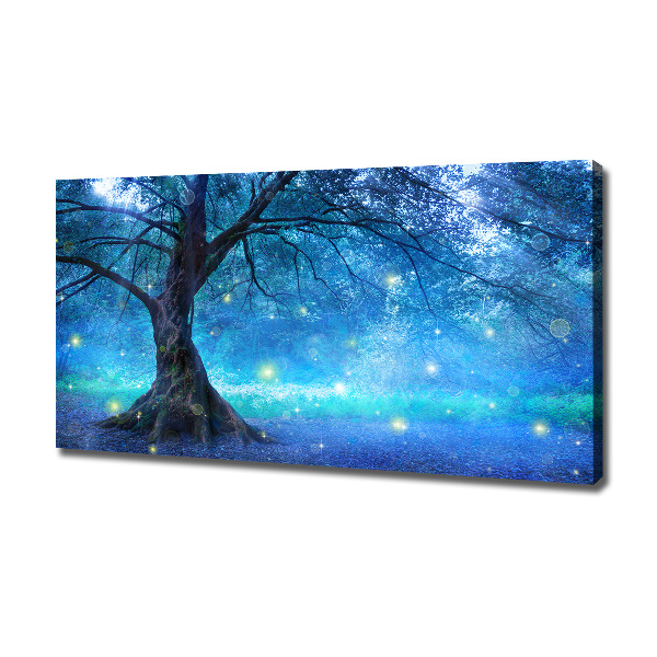 Cuadro canvas con impresión uv duradera horizontal Bosque misterioso