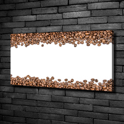 Cuadro canvas con impresión uv duradera horizontal Granos de café