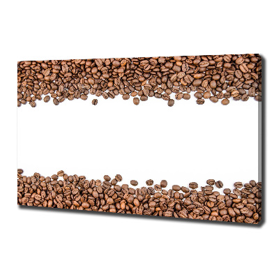 Cuadro canvas con impresión uv duradera horizontal Granos de café