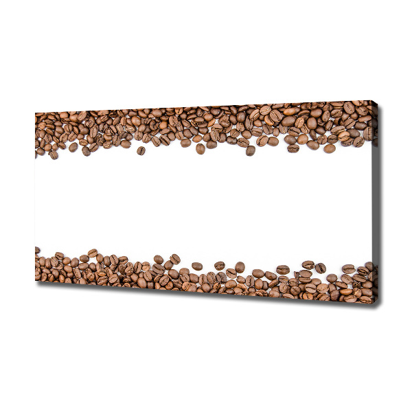 Cuadro canvas con impresión uv duradera horizontal Granos de café