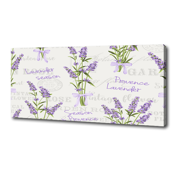 Foto en lienzo con acabado profesional horizontal Lavanda