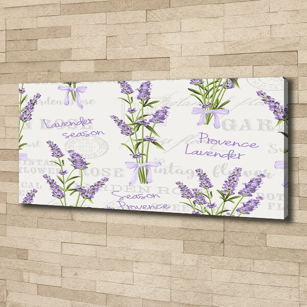 Foto en lienzo con acabado profesional horizontal Lavanda
