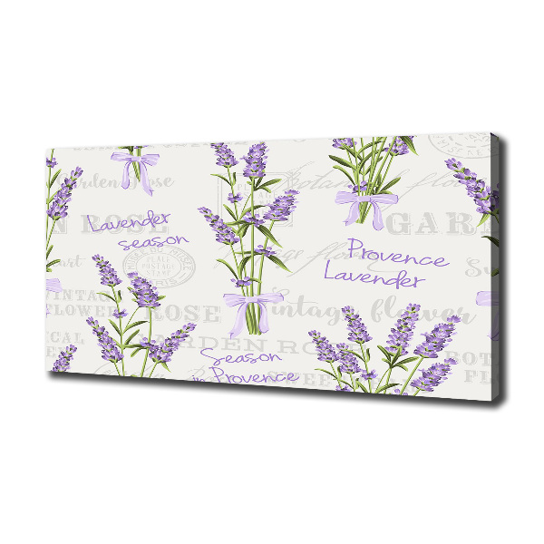 Foto en lienzo con acabado profesional horizontal Lavanda
