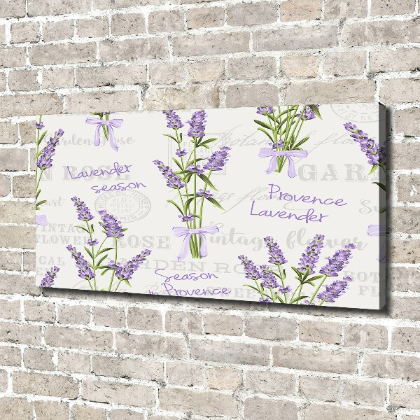 Foto en lienzo con acabado profesional horizontal Lavanda