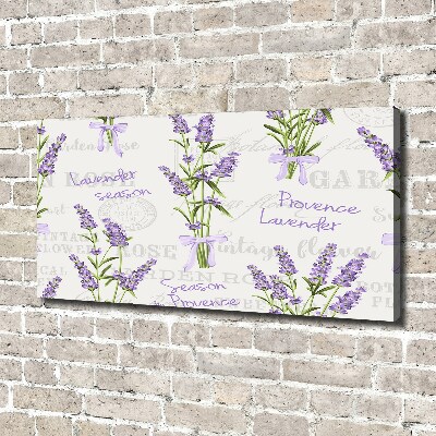 Foto en lienzo con acabado profesional horizontal Lavanda