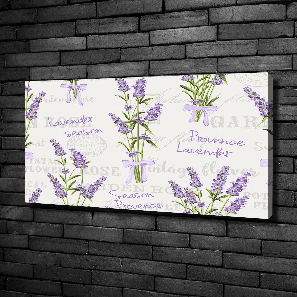 Foto en lienzo con acabado profesional horizontal Lavanda