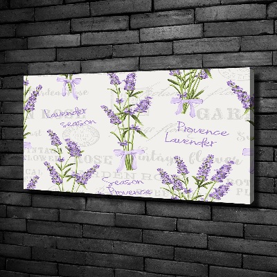 Foto en lienzo con acabado profesional horizontal Lavanda